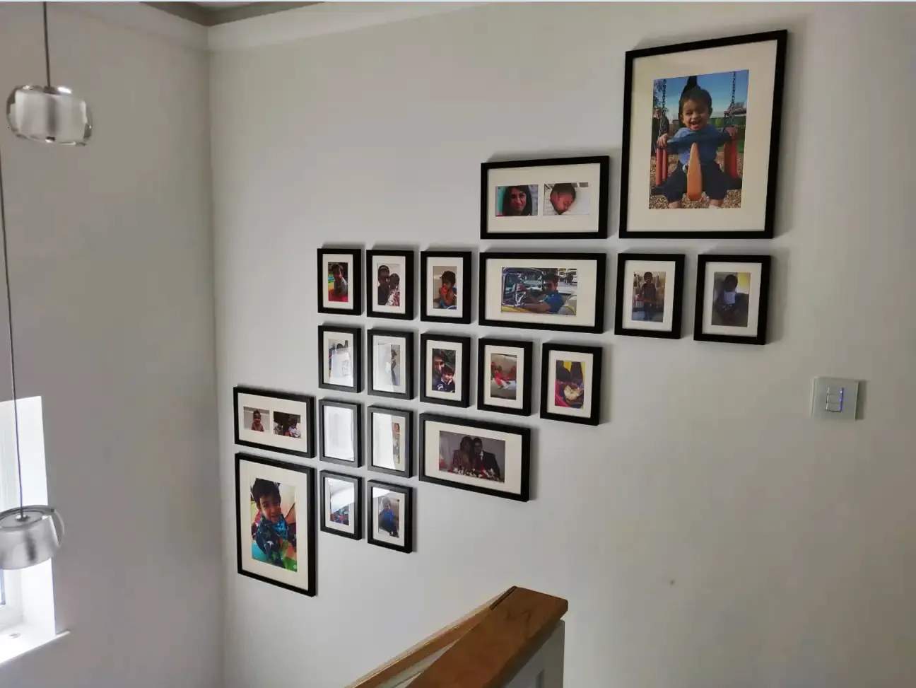 Multiple Picture Gallery Wall Design and Installation London
