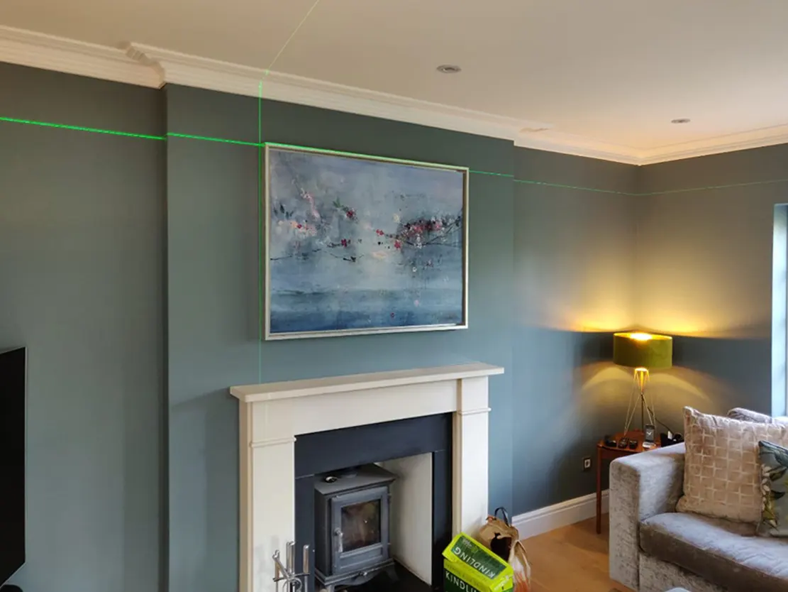 Fireplace Art Wall Installation Kensington, Central London