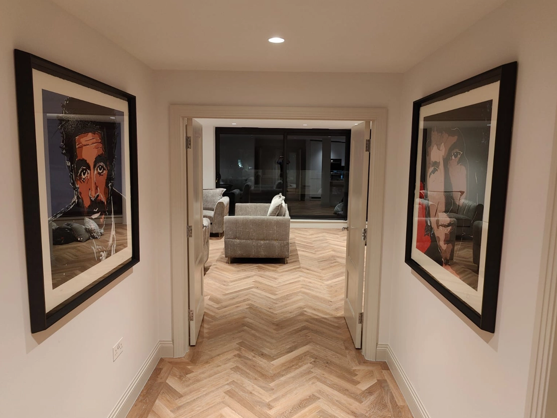 Large Canvas Picture Hanging Hampstead, North London