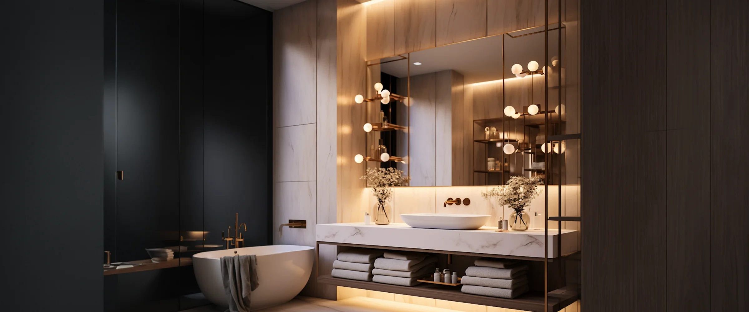 Curtain fitting through tiled window reveals